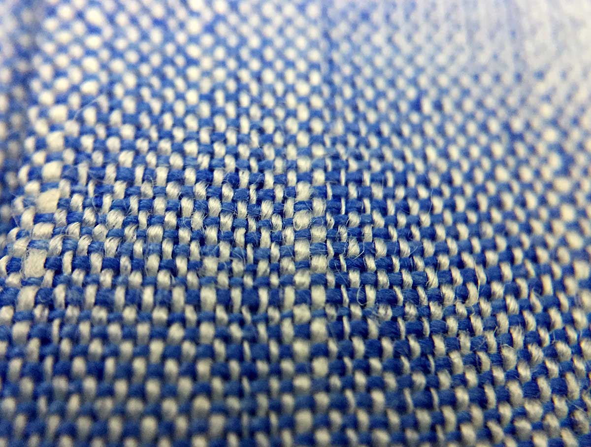 Trama camicia uomo lino Smeralda Ancona
